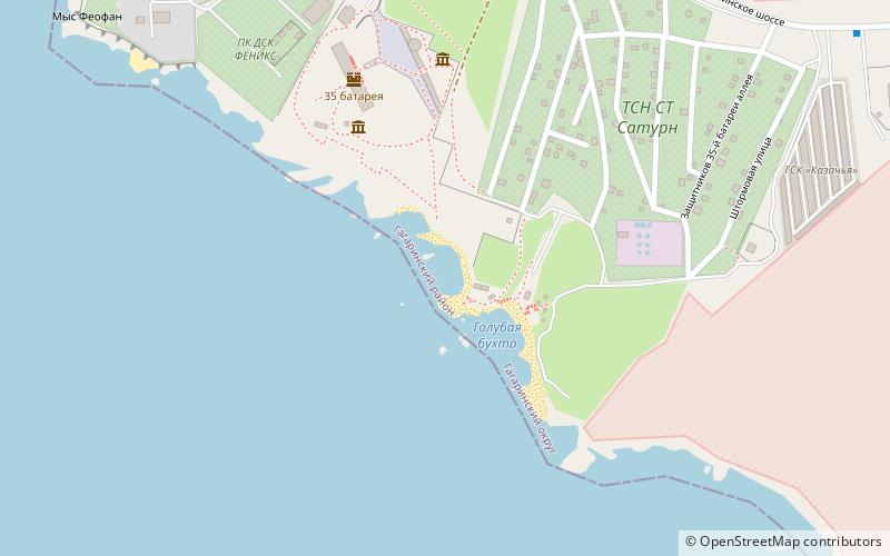 golubaa buhta sevastopol location map