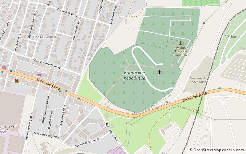 Brotherhood Cemetery location map