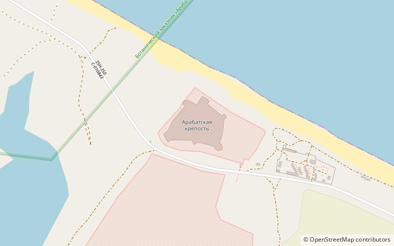 Festung Arabat location map