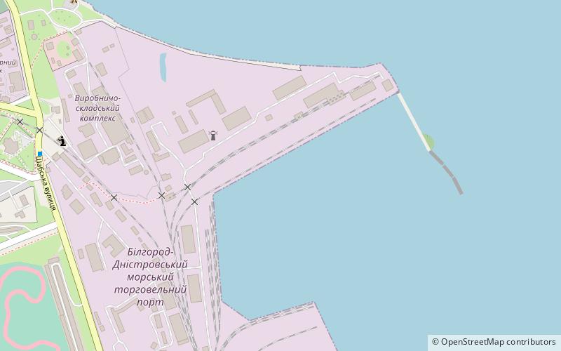 Bilhorod-Dnistrovsky Seaport location map