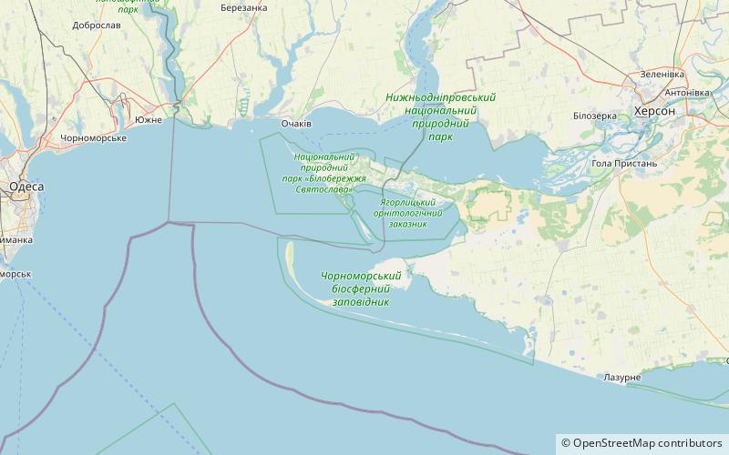 dovhyi island biospharenreservat schwarzes meer location map