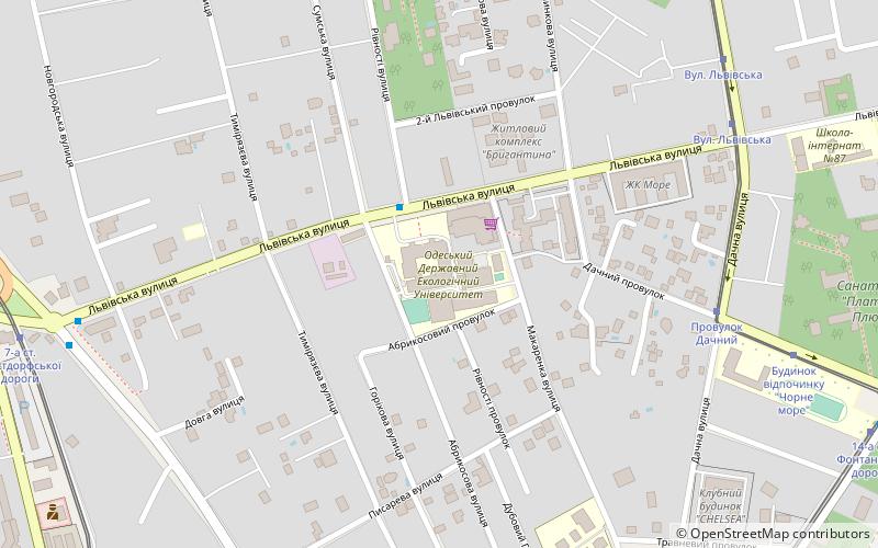odessa state environmental university odesa location map