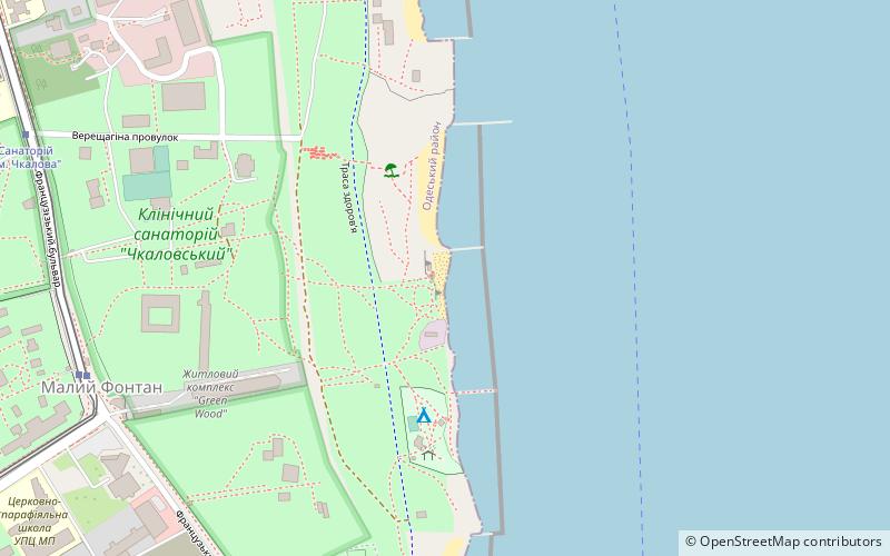 nudist beach odessa location map
