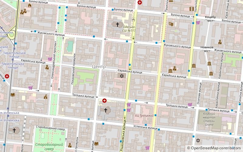 Central Synagogue location map