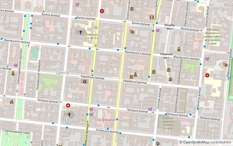 Odessa National Economics University location map