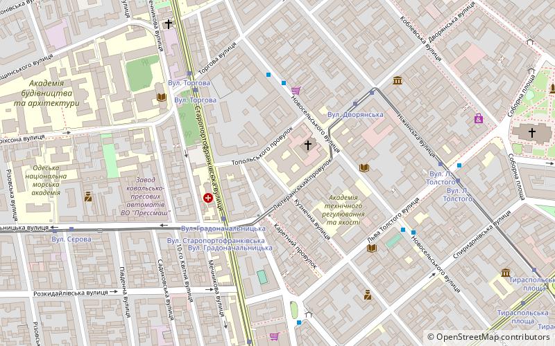 Odessa National Academy of Telecommunications location map