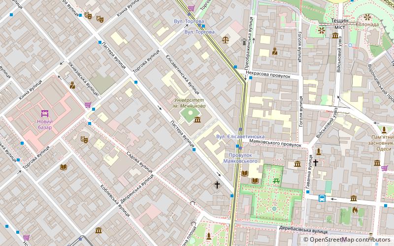 Nationale I.-I.-Metschnikow-Universität Odessa location map