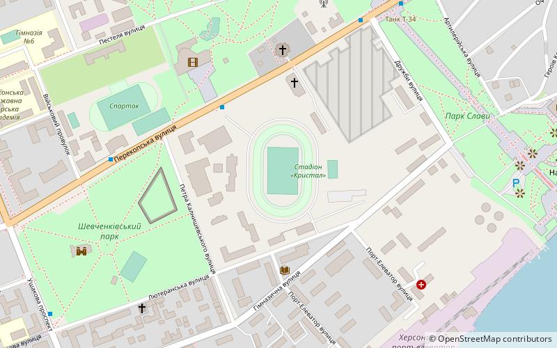 Stadion Krystał location map