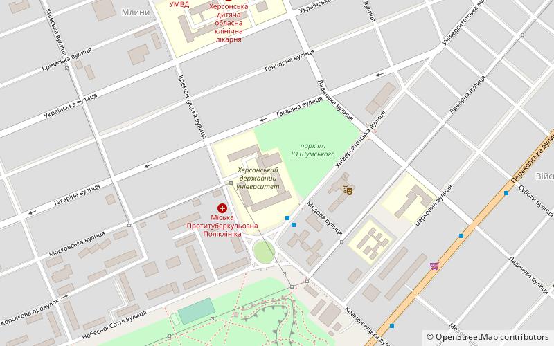 chersonski uniwersytet panstwowy location map