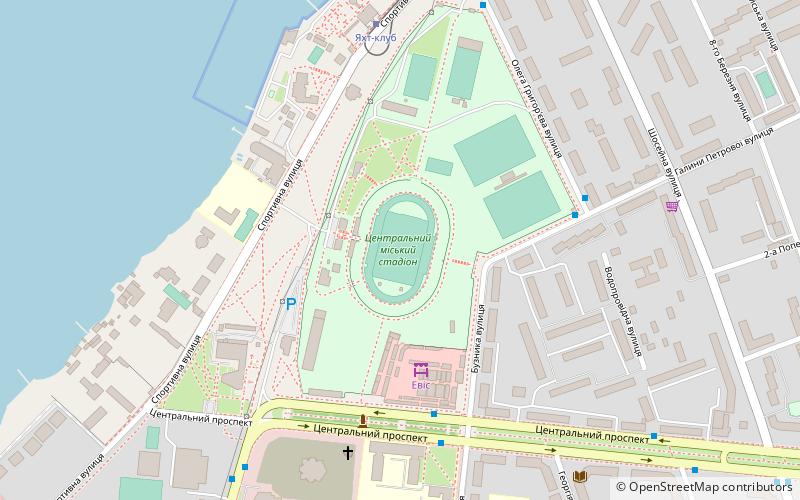 Tsentralnyi Stadion location map