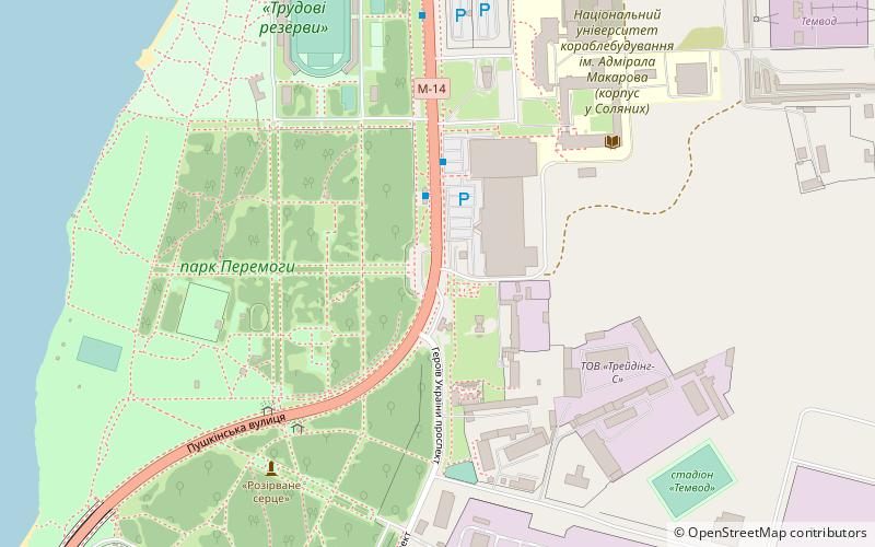 Universidad Nacional de Construcción Naval Almirante Makárov location map