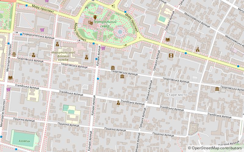 hudoznij muzej im kuindzi mariupol location map