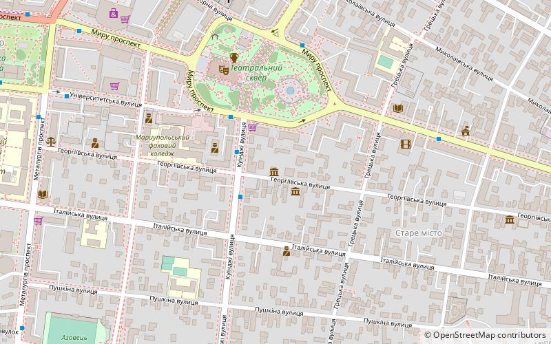 muzej narodnogo pobutu mariupol location map