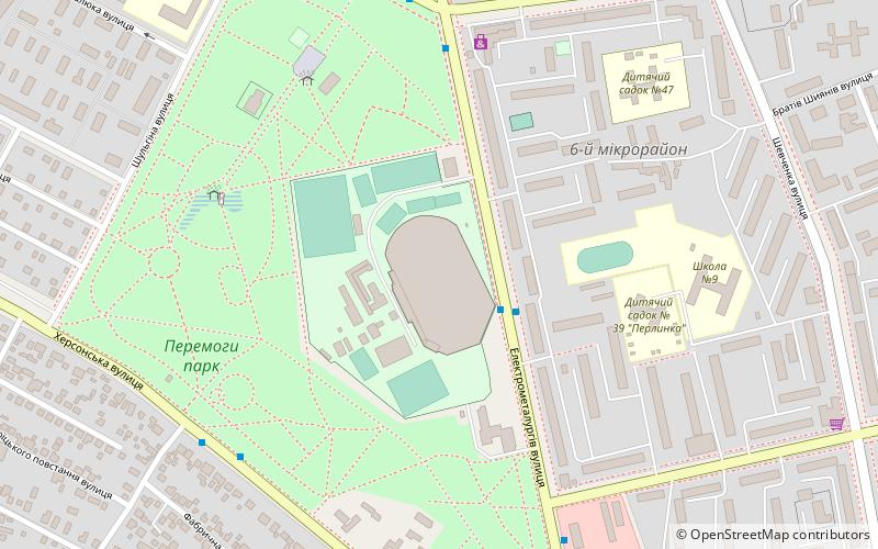 Elektrometalurh Stadium location map