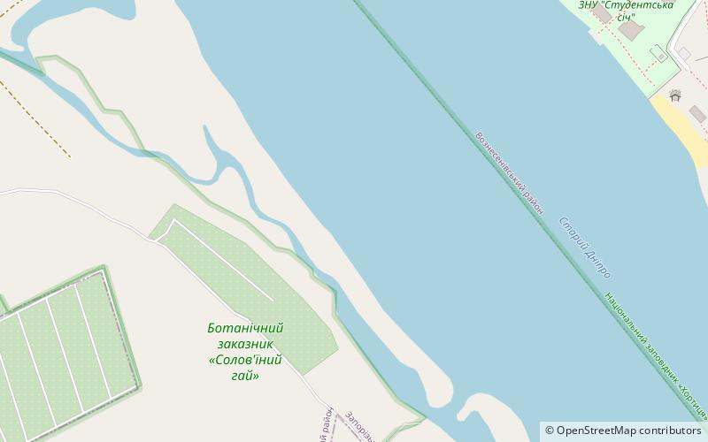 Khortytsia location map