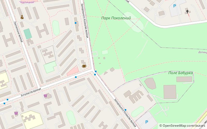 park rozrywki zaporoze location map