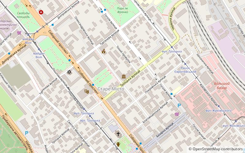 kraeznavcij muzej zaporoze location map