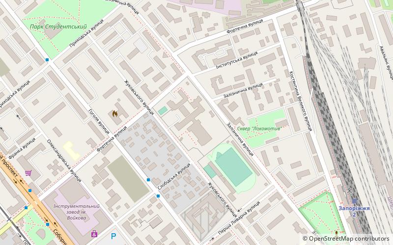 classic private university zaporijjia location map