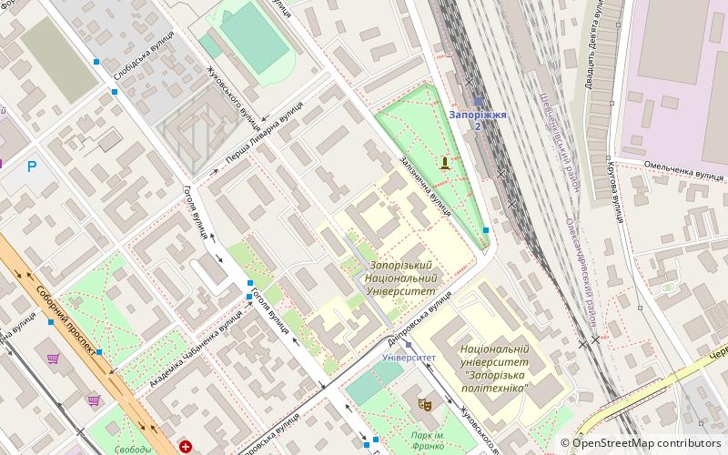 Zaporizhzhya National University location map