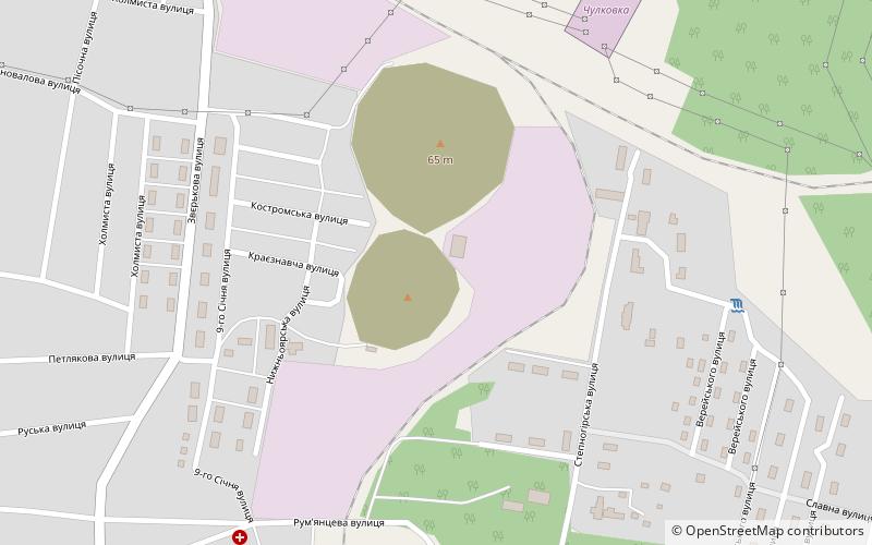 proletarskyi district donieck location map