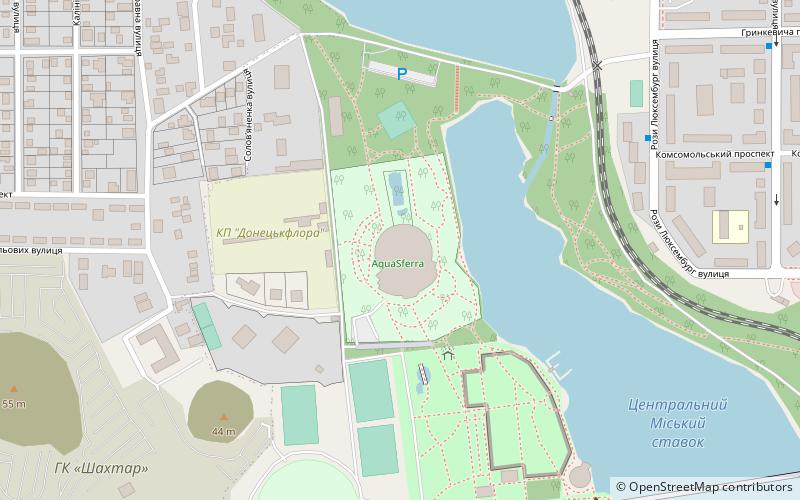 aquasferra donetsk location map