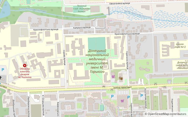 Donetsk National Medical University location map