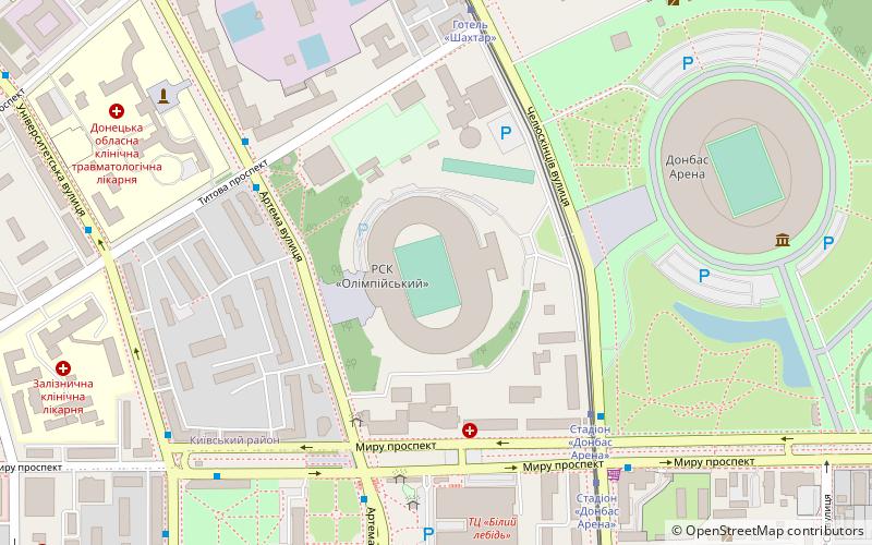 RSC Olimpiyskiy location map