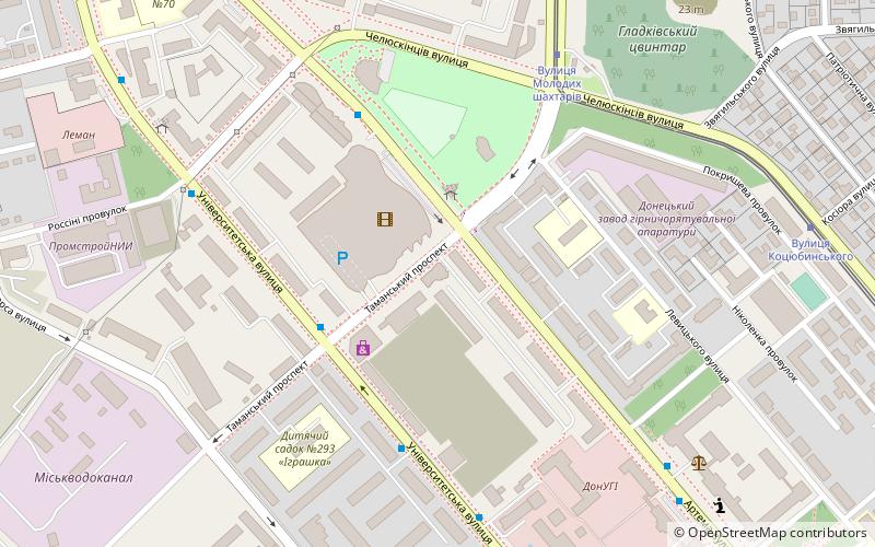 akvarel shopping centre donetsk location map
