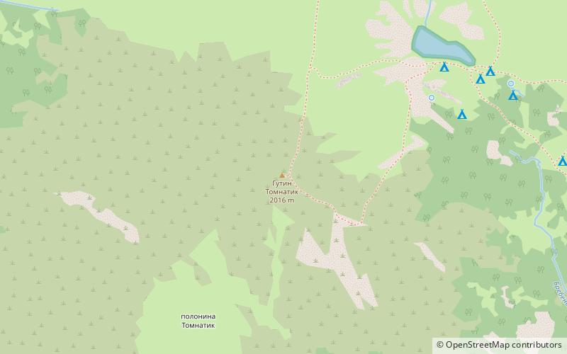 Hutyn Tomnatyk location map
