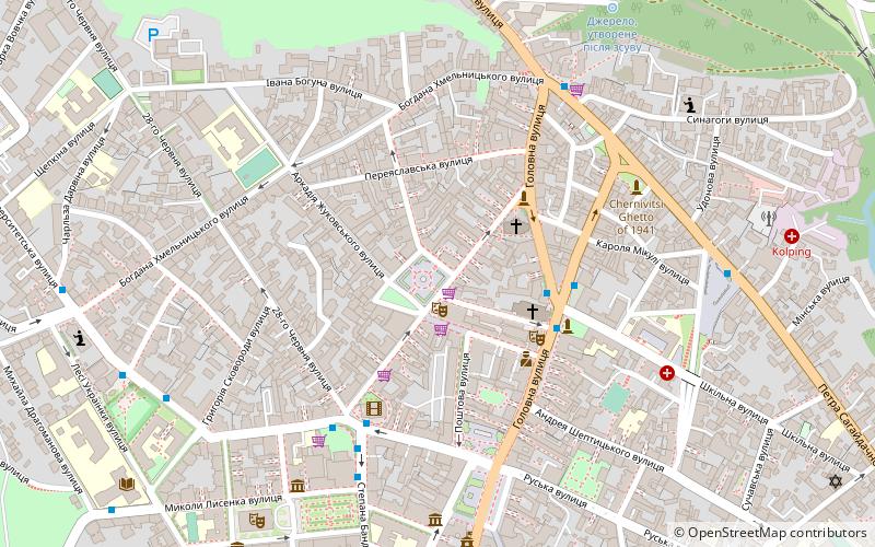 Czernowitzer Philharmonie location map