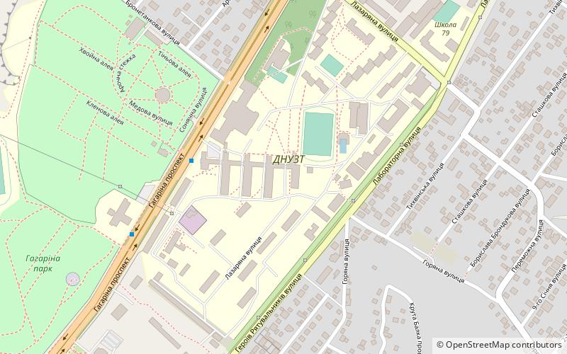 dnipropetrovsk national university of rail transport dniepr location map