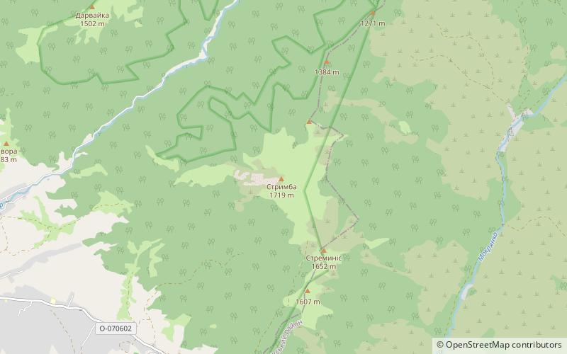 Strimba location map