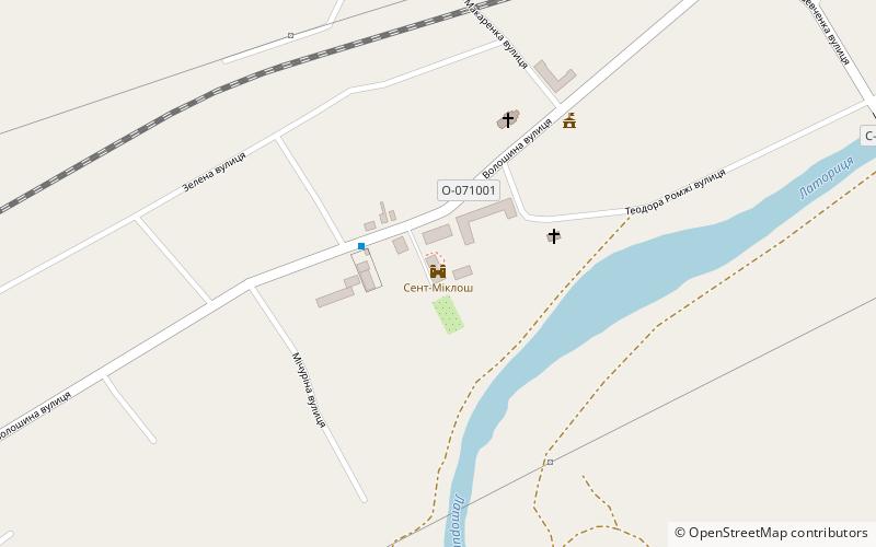 Sent-Miklos location map
