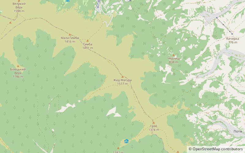 Zid-Magura location map