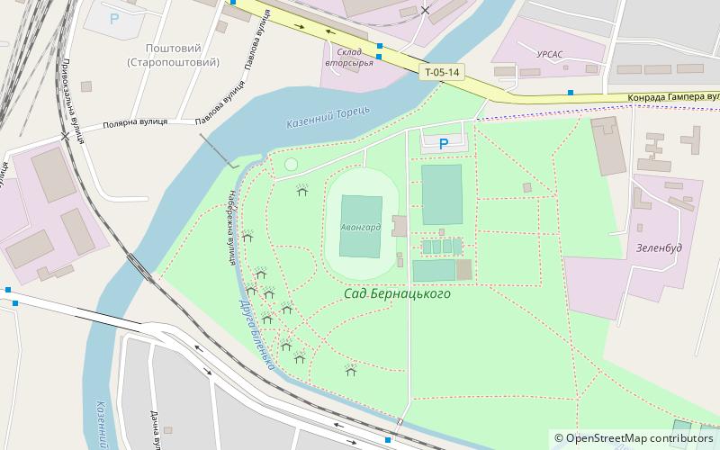 Prapor Stadium location map