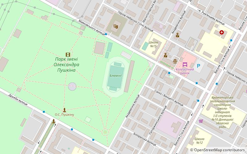 Bliuminh Stadium location map