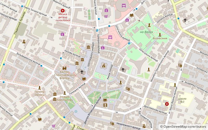 Ratusz location map