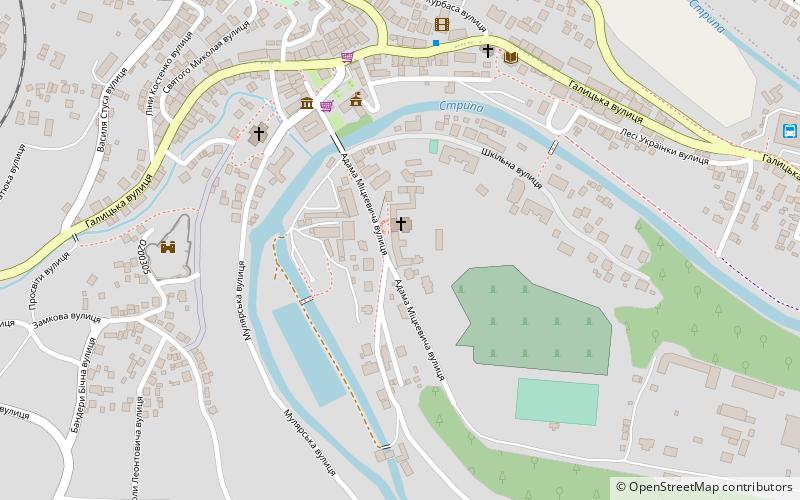 Buchach Monastery location map