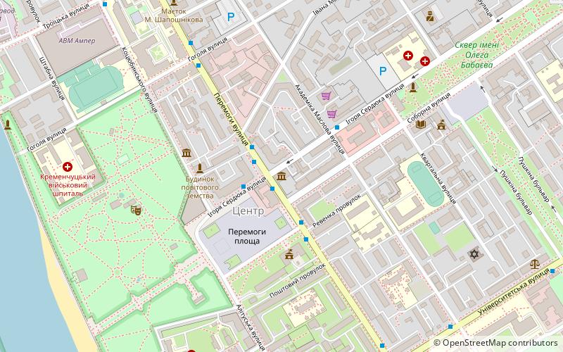 kraeznavcij muzej krzemienczuk location map