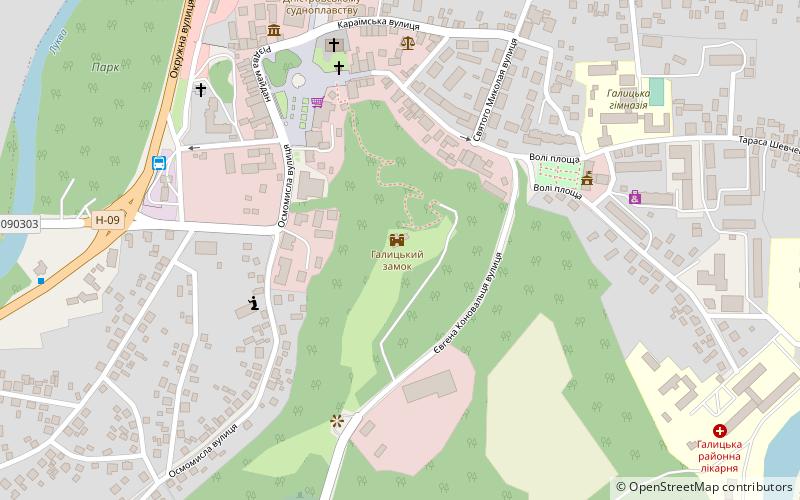 Halitsch location map