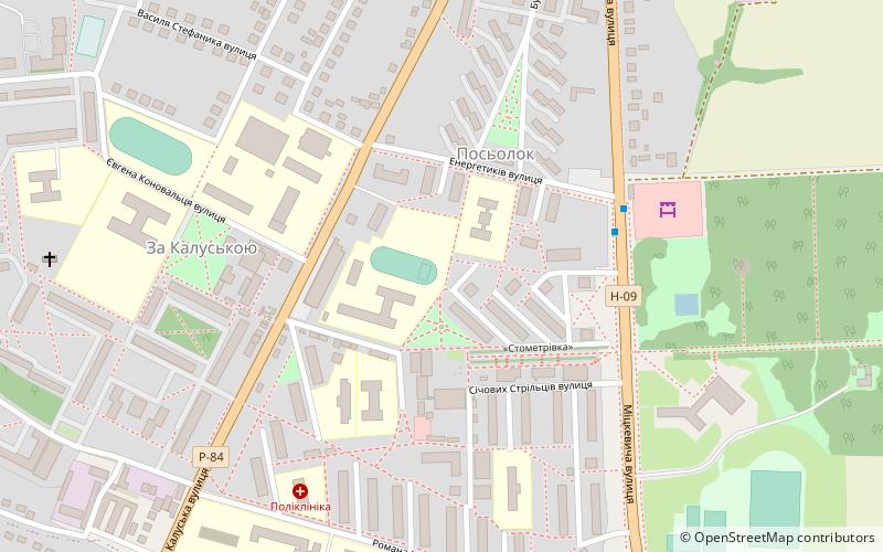 burschtyn location map