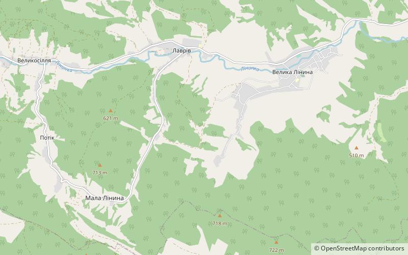 Sanok-Turka Mountains location map