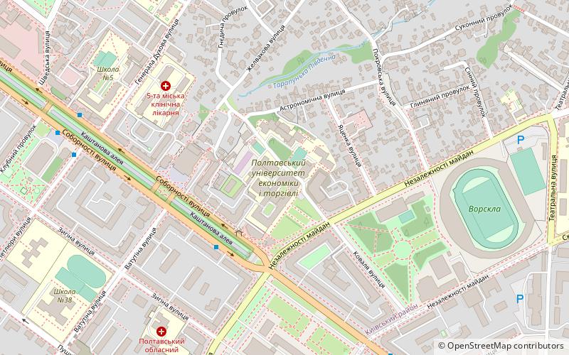 Poltava University of Economics and Trade location map