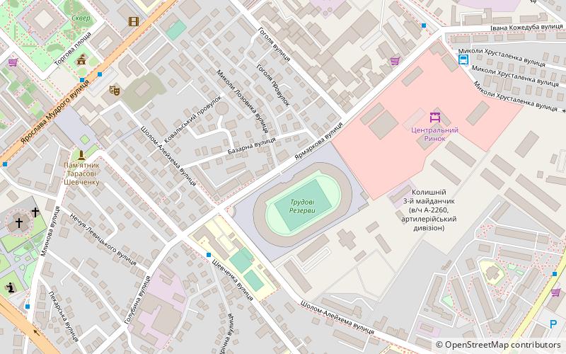 Trudovi Reservy Stadium location map