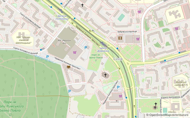 Park im. Ivana Pavla II location map