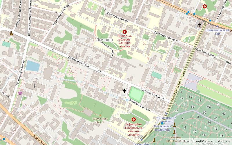 Danylo Halytsky Lviv National Medical University location map