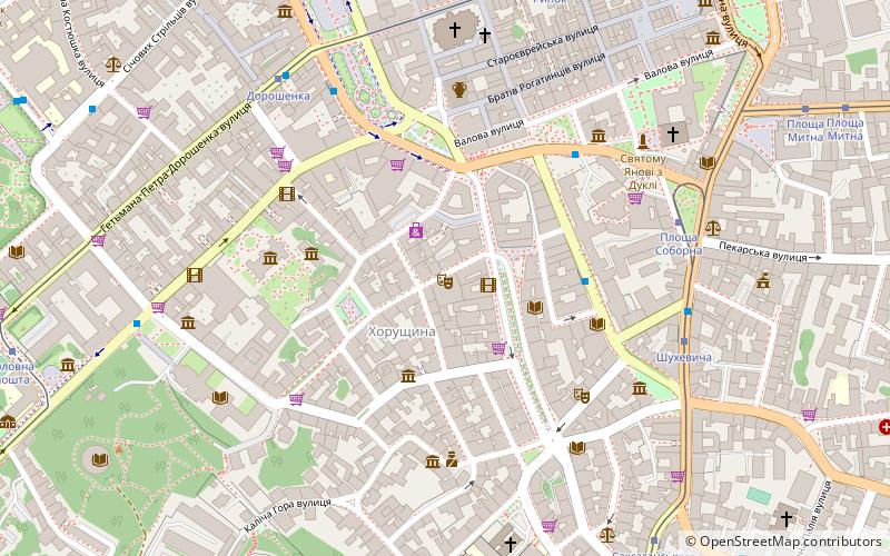 Philharmonie Lwiw location map