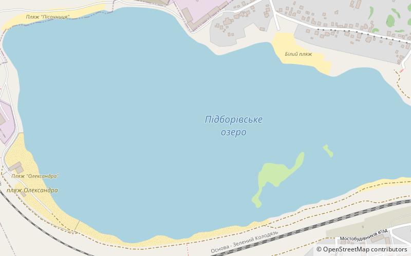 lake pidborivske charkow location map