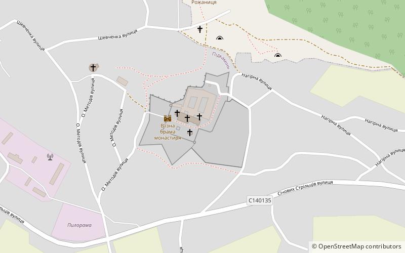 Monastir pohodzenna dereva Hresta Gospodnogo location map