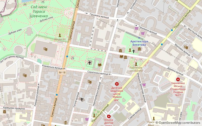 Kharkiv Municipal Gallery location map